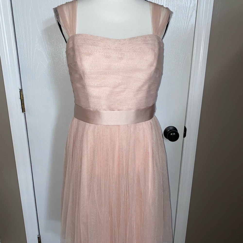 White by Vera Wang Soft Pink Strapless Dress